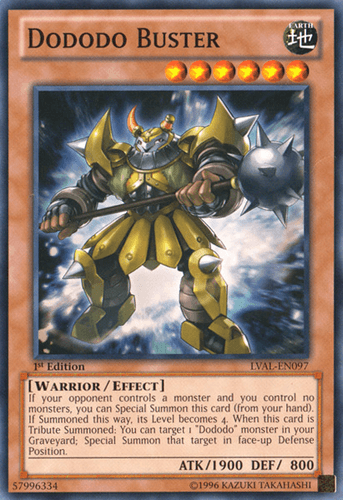 Dododo Buster - LVAL-EN097 Common 1st Edition