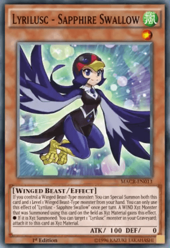 Lyrilusc - Sapphire Swallow - MACR-EN013 Common 1st Edition