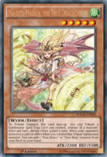 Majesty Maiden, the True Dracocaster - MACR-EN020 Ultra Rare Unlimited