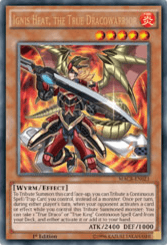 Ignis Heat, the True Dracowarrior - MACR-EN021 Ultra Rare 1st Edition