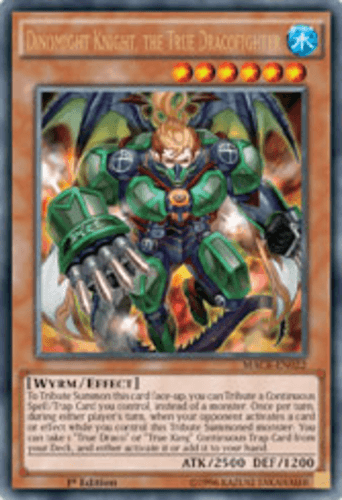 Dinomight Knight, the True Dracofighter - MACR-EN022 Ultra Rare 1st Edition