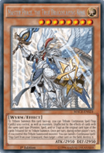 Master Peace, the True Dracoslaying King - MACR-EN024 Secret Rare 1st Edition