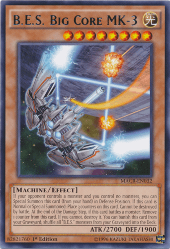 B.E.S. Big Core MK-3 - MACR-EN032 Rare 1st Edition