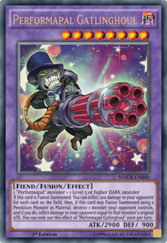 Performapal Gatlinghoul - MACR-EN040 Ultra Rare Unlimited