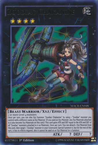 Zoodiac Chakanine - MACR-EN048 Ultra Rare 1st Edition