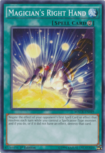 Magician's Right Hand - MACR-EN049 Common 1st Edition
