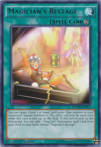 Magician's Restage - MACR-EN051 Rare 1st Edition