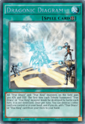 Dragonic Diagram - MACR-EN053 Secret Rare 1st Edition