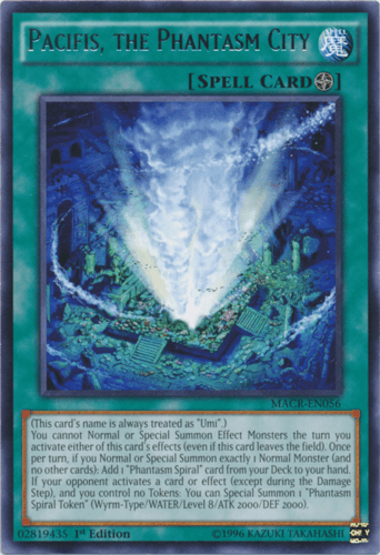 Pacifis, the Phantasm City - MACR-EN056 Rare 1st Edition