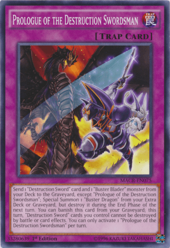 Prologue of the Destruction Swordsman - MACR-EN075 Common Unlimited