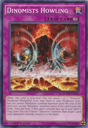 Dinomists Howling - MACR-EN076 Common 1st Edition