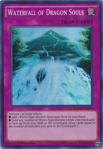 Waterfall of Dragon Souls - MACR-EN078 Super Rare 1st Edition