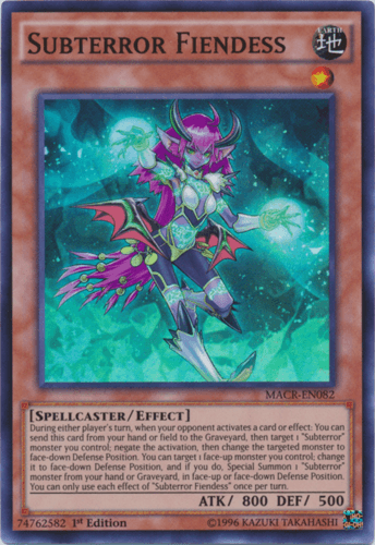 Subterror Fiendess - MACR-EN082 Super Rare Unlimited