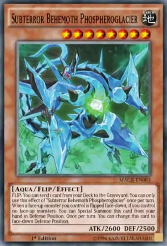 Subterror Behemoth Phospheroglacier - MACR-EN083 Common 1st Edition
