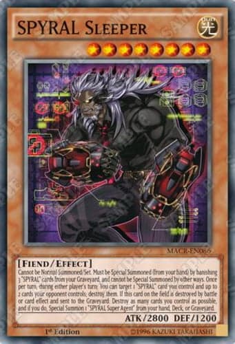 SPYRAL Sleeper - MACR-EN086 Super Rare Unlimited