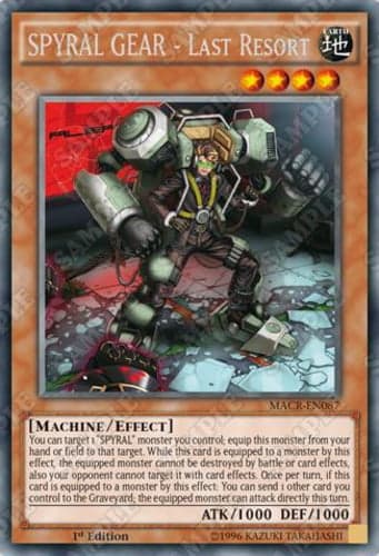 SPYRAL GEAR - Last Resort - MACR-EN087 Rare 1st Edition