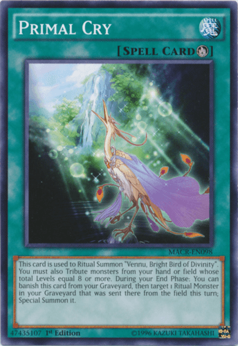 Primal Cry - MACR-EN098 Common 1st Edition