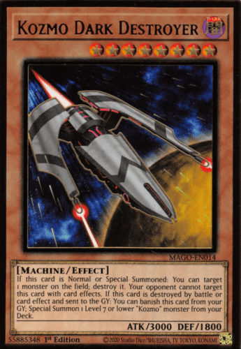 Kozmo Dark Destroyer - MAGO-EN014 Premium Gold Rare 1st Edition