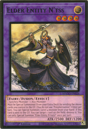 Elder Entity N'tss - MAGO-EN026 Premium Gold Rare 1st Edition