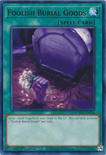 Foolish Burial Goods - MAGO-EN054 Rare 1st Edition