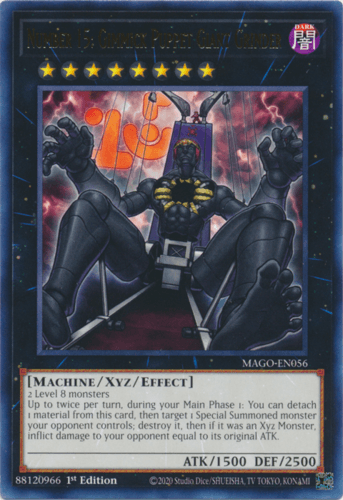 Number 15: Gimmick Puppet Giant Grinder - MAGO-EN056 Rare 1st Edition