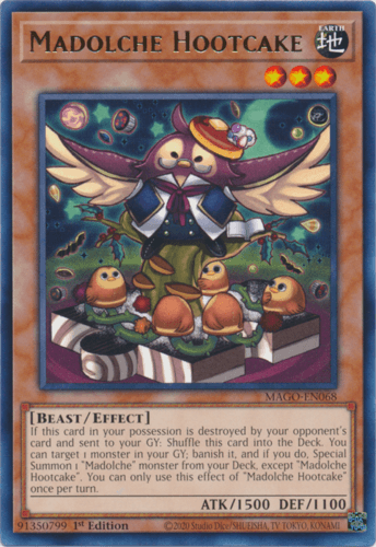 Madolche Hootcake - MAGO-EN068 Rare 1st Edition