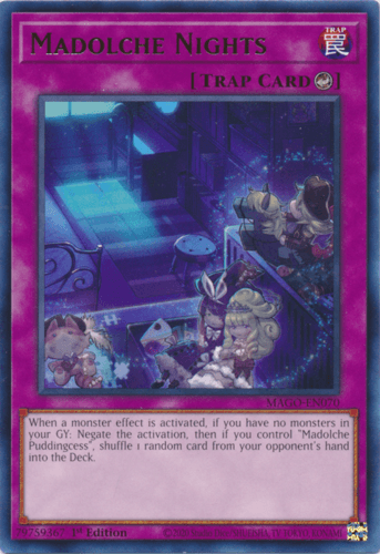 Madolche Nights - MAGO-EN070 Rare 1st Edition