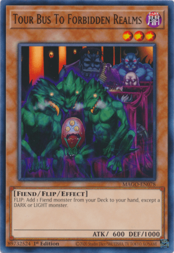 Tour Bus To Forbidden Realms - MAGO-EN078 Rare 1st Edition