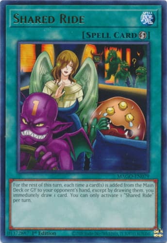 Shared Ride - MAGO-EN079 Rare 1st Edition