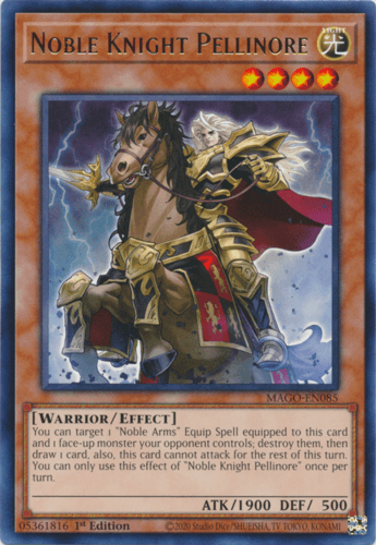 Noble Knight Pellinore - MAGO-EN085 Rare 1st Edition