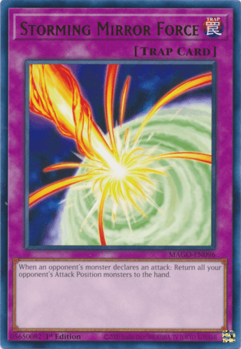 Storming Mirror Force - MAGO-EN096 Rare 1st Edition
