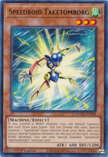 Speedroid Taketomborg - MAGO-EN098 Rare 1st Edition