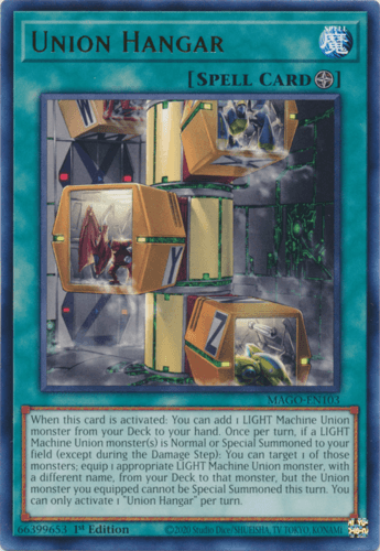 Union Hangar - MAGO-EN103 Rare 1st Edition