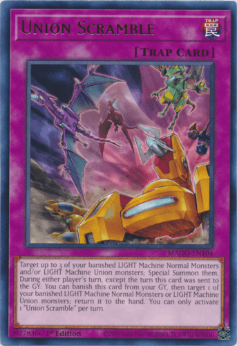 Union Scramble - MAGO-EN104 Rare 1st Edition
