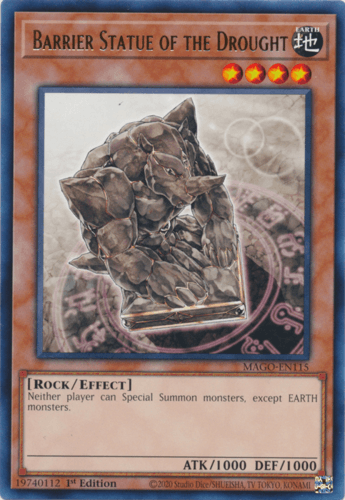 Barrier Statue of the Drought - MAGO-EN115 Rare 1st Edition