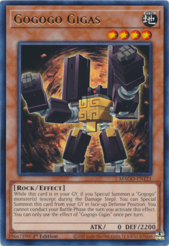 Gogogo Gigas - MAGO-EN121 Rare 1st Edition