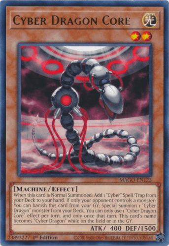 Cyber Dragon Core - MAGO-EN123 Rare 1st Edition