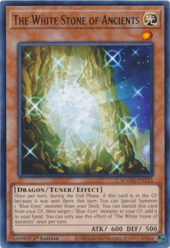 The White Stone of Ancients - MAGO-EN125 Rare 1st Edition