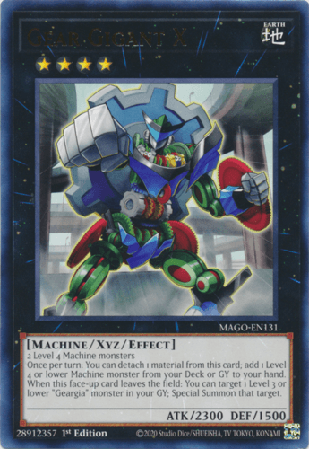 Gear Gigant X - MAGO-EN131 Rare 1st Edition