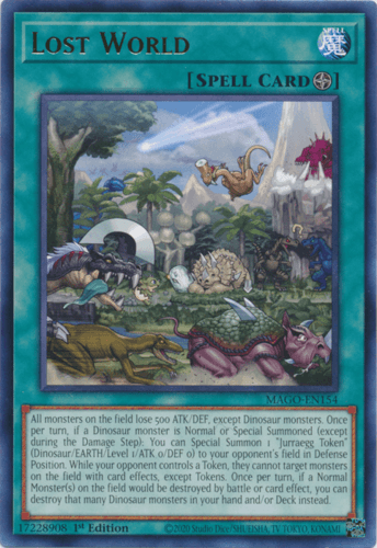 Lost World - MAGO-EN154 Rare 1st Edition