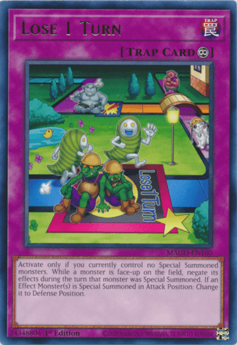 Lose 1 Turn - MAGO-EN160 Rare 1st Edition
