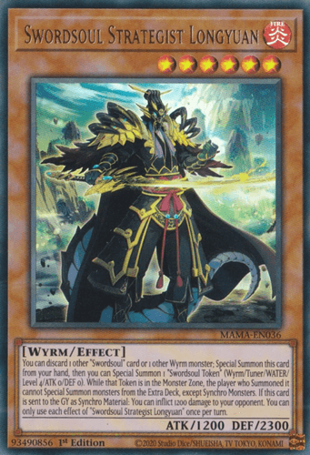 Swordsoul Strategist Longyuan - MAMA-EN036 Ultra Rare 1st Edition