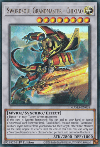 Swordsoul Grandmaster - Chixiao - MAMA-EN038 Ultra Rare 1st Edition