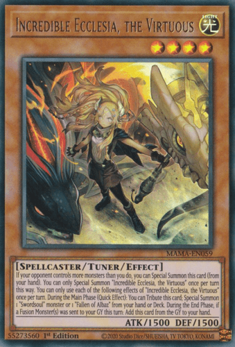 Incredible Ecclesia, the Virtuous - MAMA-EN059 Ultra Rare 1st Edition