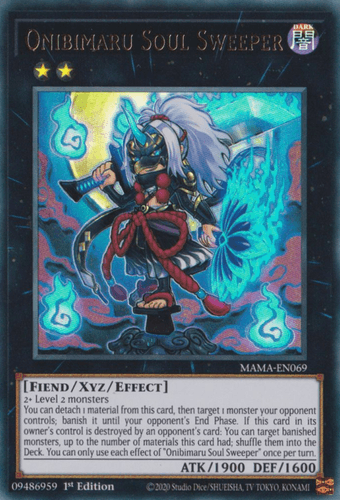 Onibimaru Soul Sweeper - MAMA-EN069 Ultra Rare 1st Edition