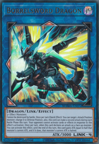Borrelsword Dragon - MAMA-EN072 Ultra Rare 1st Edition