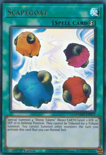 Scapegoat - MAMA-EN077 Ultra Rare 1st Edition