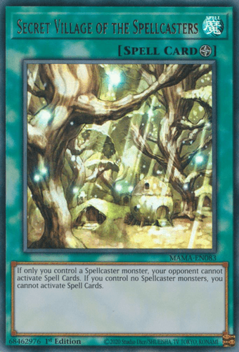 Secret Village of the Spellcasters - MAMA-EN083 Ultra Rare 1st Edition