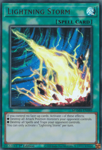 Lightning Storm - MAMA-EN089 Ultra Rare 1st Edition