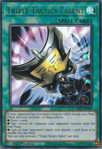 Triple Tactics Talent - MAMA-EN090 Ultra Rare 1st Edition